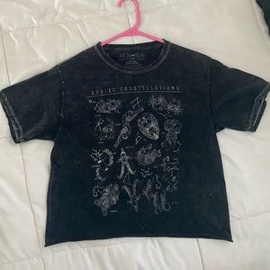 Zodiac Young Women Cropped T shirt